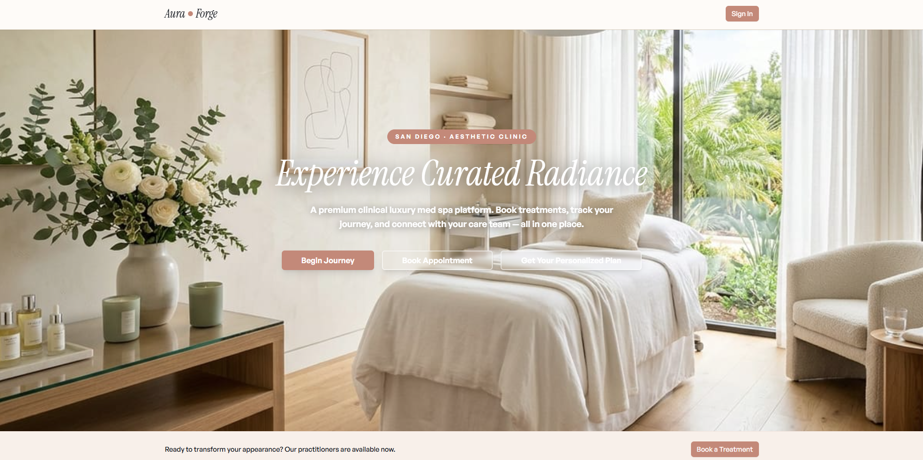 AuraForge med spa platform