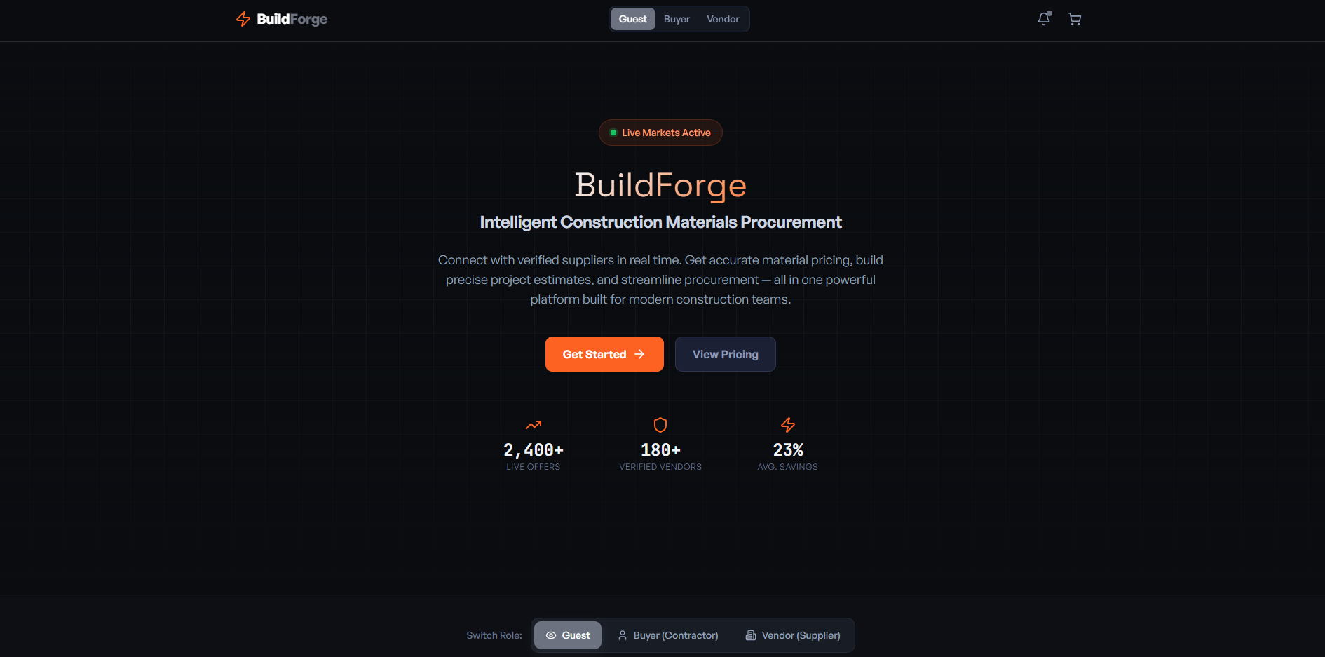 BuildForge contractor platform