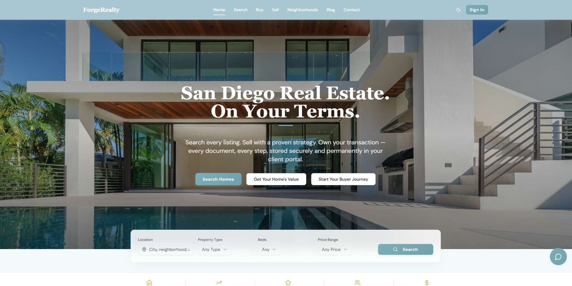 ForgeRealty real estate platform