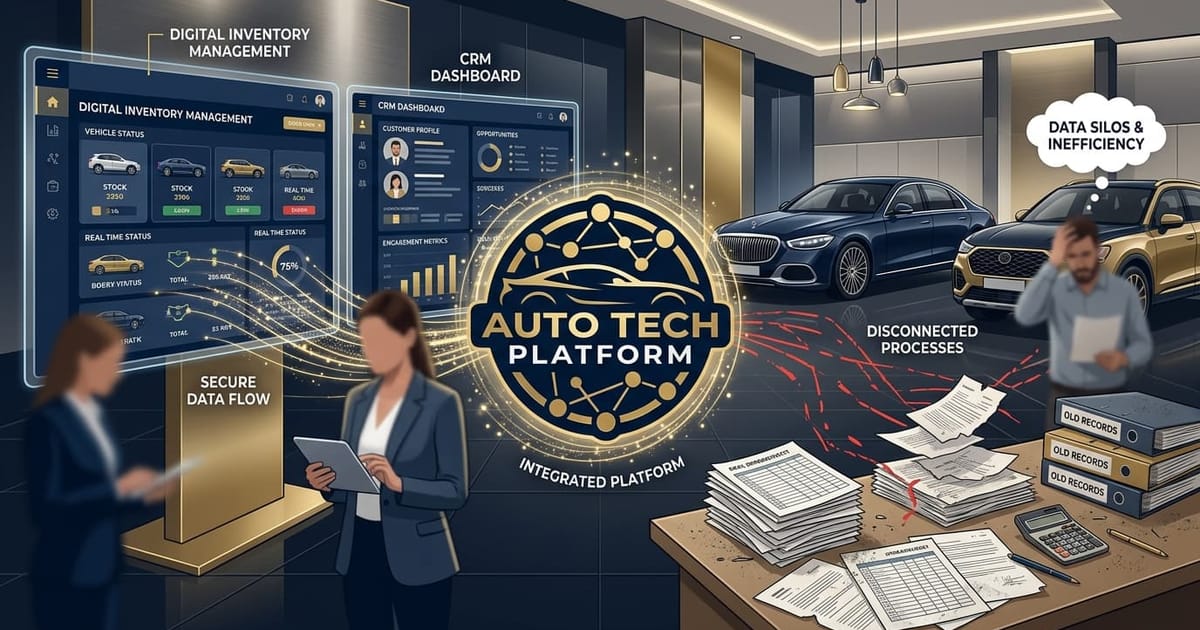 AutoForge AI automotive service management platform dashboard